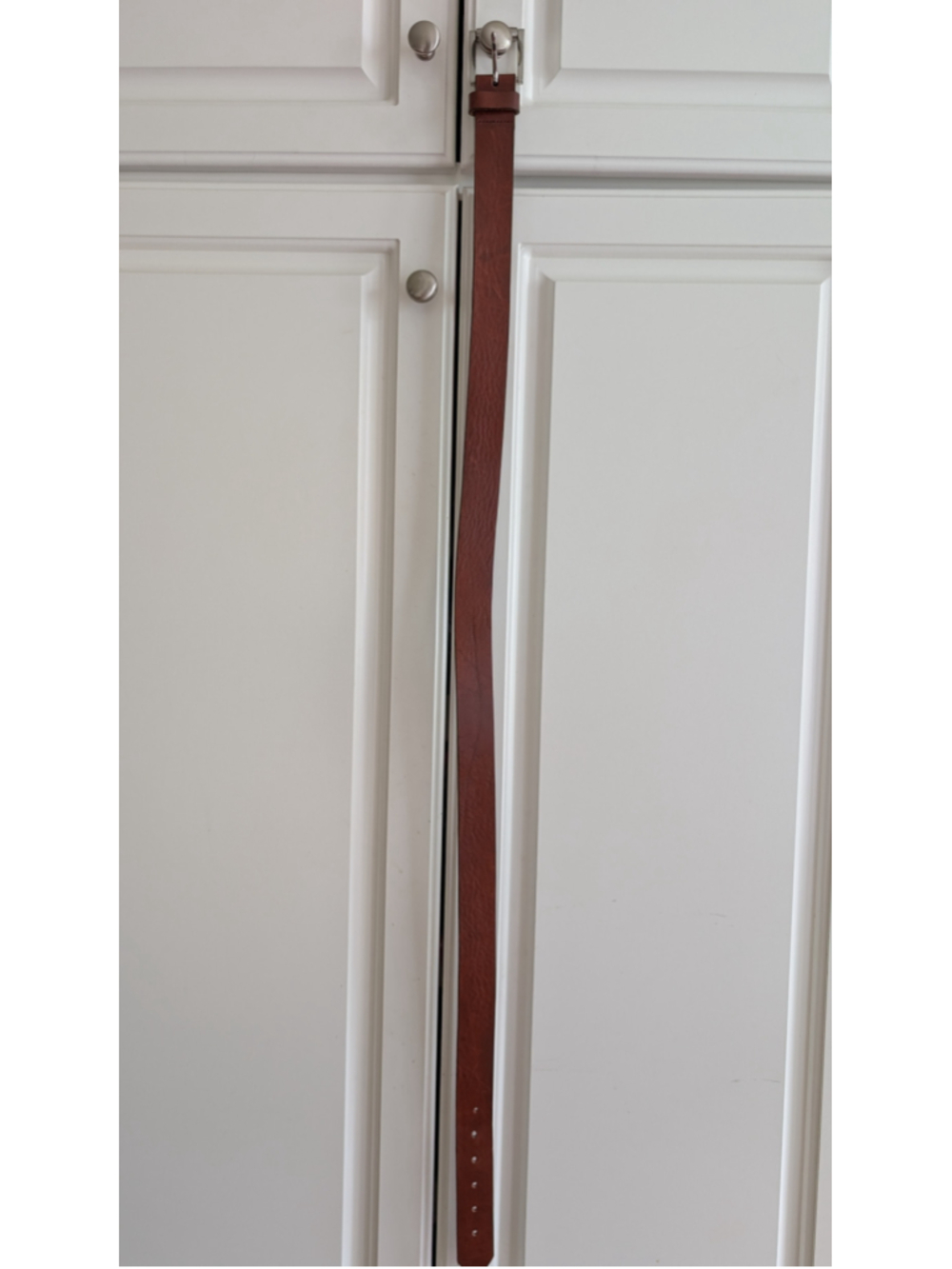 Women's Milos Brown Genuine Leather Belt One Size
